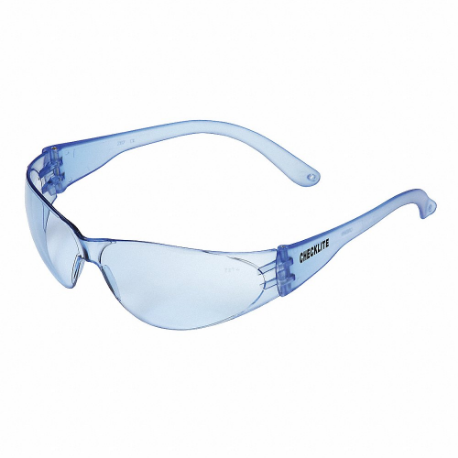 MCR SAFETY CL113 Safety Glasses, Traditional Frame, Frameless, Light Blue, Blue, Blue, M Eyewear Size | CT2TKC 26G899
