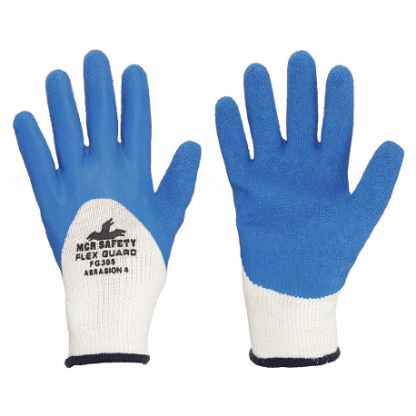 MCR SAFETY FG305S Coated Glove, S, Latex, 3/4, Knit Cuff, 1 Pair | CT2NRJ 48GG87