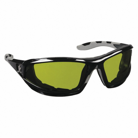 MCR SAFETY RP2130 Safety Glasses, Anti-Scratch, W3, Eye Socket Foam Lining, Wraparound Frame, Full-Frame | CT2TJE 22JJ51
