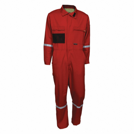 MCR SAFETY SBC201452 Coverall, 8.7 Cal/Sq Cm ATPV, Men