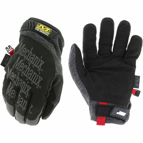 MECHANIX CWKMG-58-012 Mechanics Gloves, Size 2XL, Synthetic Leather, Black/Gray, Tricot, 1 PR | CT3ZUT 60YW25