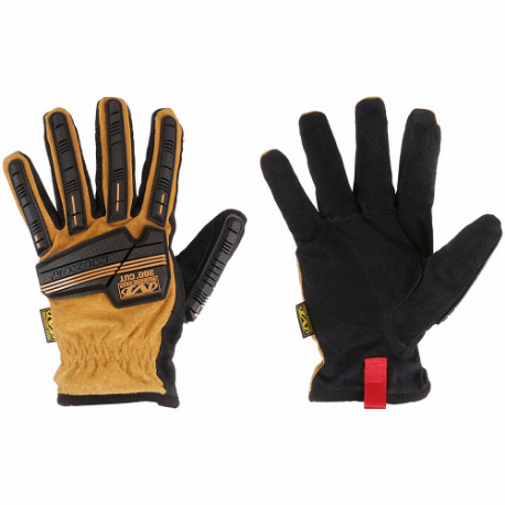 MECHANIX LDMPLT-X75-012 Leather Gloves, Size 2XL, Drivers Glove, Pigskin, Std, ANSI Impact Level 2, 1 Pair | CT2UNF 60XZ55
