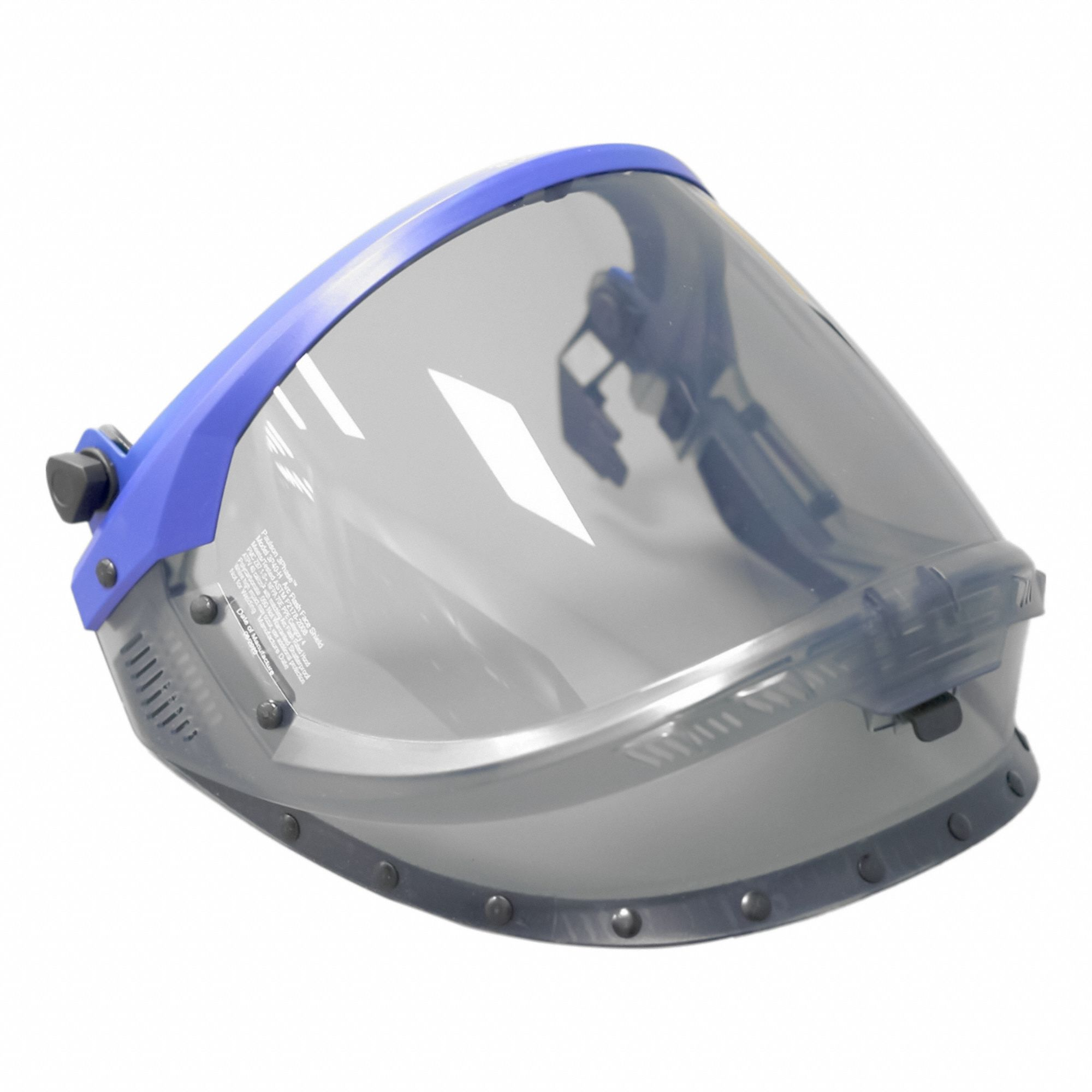 Face Shield Visor, 20 in Overall Wd, 10 in Overall Ht, 0.06 in Overall Thick, Smoke