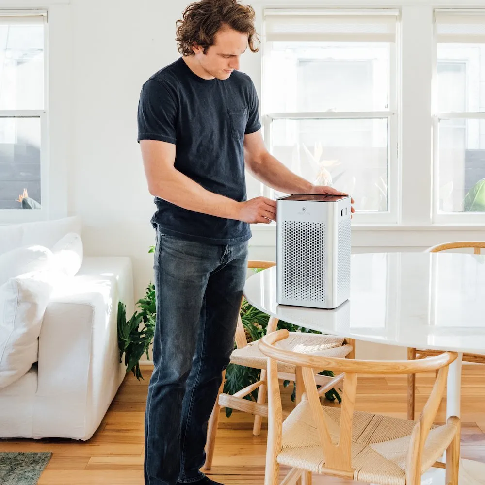 MA25 Air Purifier with H13 True HEPA Filter 500 sq ft Coverage Silver