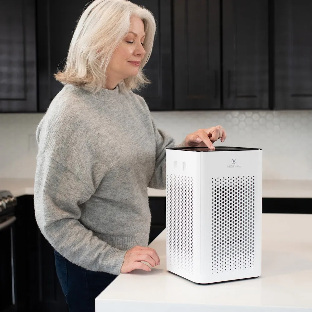 MA25 Air Purifier with H13 True HEPA Filter 500 sq ft Coverage White