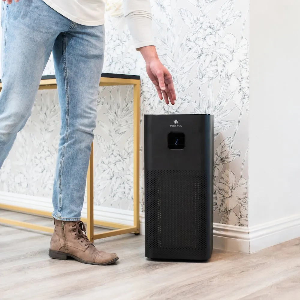 Medify MA50 Air Purifier with H13 HEPA filter 550 Sq Ft Black