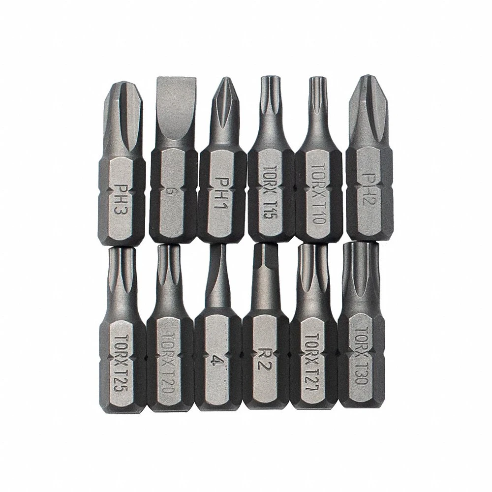 Driver Bit Set, Bit Holders/Screwdriver Bits, 10-29 Piece, 12 No. of Piece, Standard, Hex