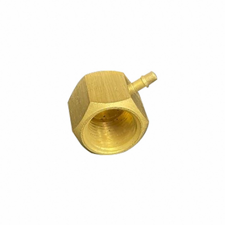 MEM CO 1/8FLB4 Barb Fitting, Brass, Fnpt X Barbed, 1/8 Inch Pipe Size, 1/2 Inch Overall Length | CT2XJW 792C55