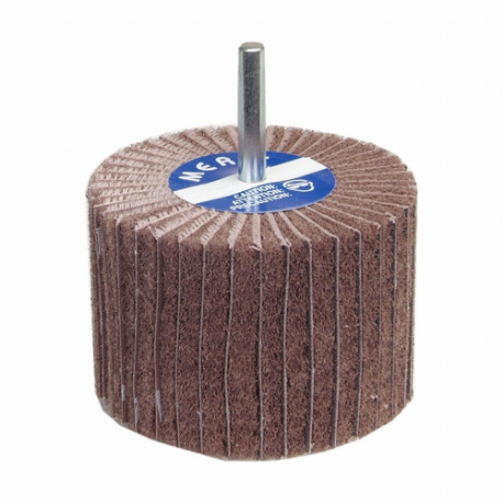 MERIT 08834138118 Interleaf Flap Wheel, 3 Inch Size Dia x 1 Inch Size W, 1/4 Inch Size Straight-Shank | CT3ABU 358EZ3