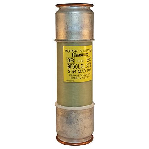 MERSEN FERRAZ 9F60LCL303 Fuse, Medium Voltage, 2400V, 3R, R Rated, Ferrule Mount Striker | CH4TAG