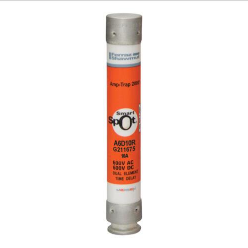 MERSEN FERRAZ A6D10R Fuse, Time Delay, 10 A, 600 V | AG8LLQ