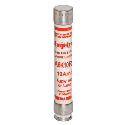 MERSEN FERRAZ A6K10R Fuse, 600VAC, 10A, 1 Pole | AG8LNB