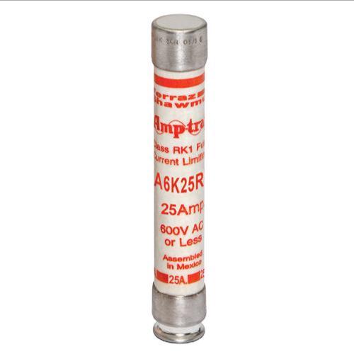 MERSEN FERRAZ A6K25R Fuse, 600VAC, 25A, 1 Pole | AG8LNJ