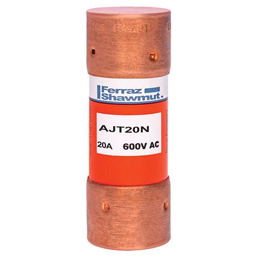 MERSEN FERRAZ AJT20N Time Delay Fuse, 600V, 20A, Class J | CH4WDB