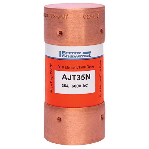 MERSEN FERRAZ AJT35N Time Delay Fuse, 600V, 35A, Class J | CH4WDW