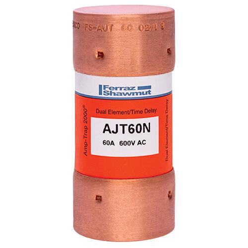 MERSEN FERRAZ AJT60N Time Delay Fuse, 600V, 60A, Class J | CH4WEQ