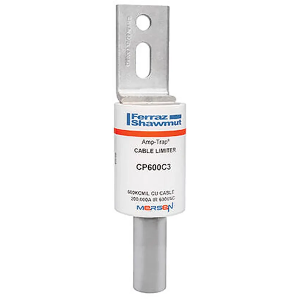 MERSEN FERRAZ CP600C3 Cable Protector Fuse, 600V, 600 MCM CU, Cable To Blade Mount | CH4WTZ
