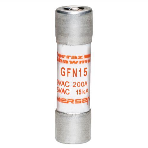 MERSEN FERRAZ GFN15 Time Delay Midget Fuse, 125VAC, 15A, 1 Pole | AG8NVY