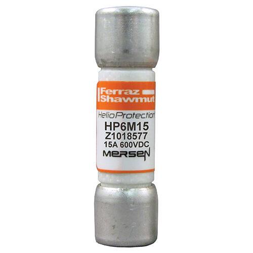 MERSEN FERRAZ HP6M15 Fuse, 600 VDC, 15A, gPV Class | CH4YZB