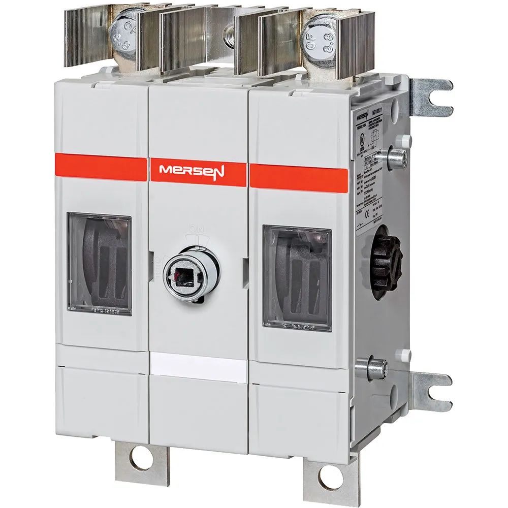 MERSEN FERRAZ MD100U11 Disconnect Switch, 1000V, 100A, 2 Pole | CH4ZNW 1000VDC