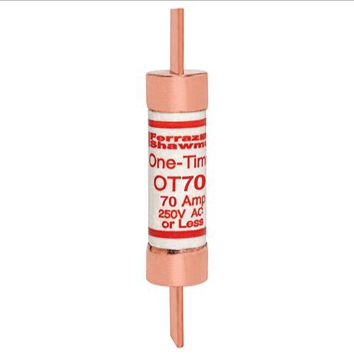 MERSEN FERRAZ OT70 Fuse, Fast Acting, 250VAC, 70A, 1 Pole | AG8TLA