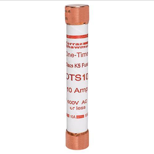 MERSEN FERRAZ OTS10 Fuse, Fast Acting, 600VAC, 10A, 1 Pole | AG8TLU