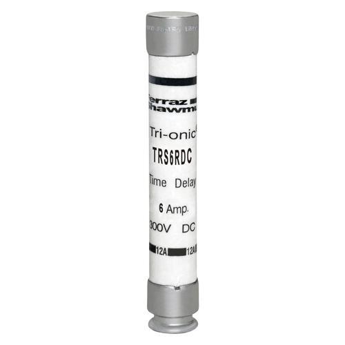 MERSEN FERRAZ TRS6RDC Time Delay Fuse, 300V, 6A, Class RK5 | CH6CJT TRS1-6/10RDC