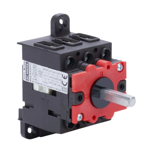 Manual Motor Controller, Open, 16A, 600 VAC, 3-Pole, 10Hp, 35mm Din Rail Or Panel Mount