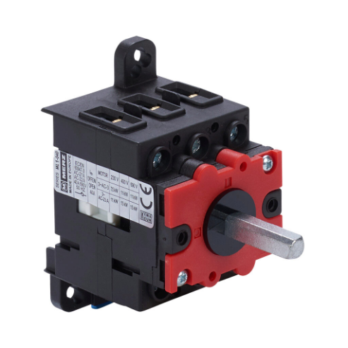 Manual Motor Controller, Open, 40A, 600 VAC, 3-Pole, 20Hp, 35mm Din Rail Or Panel Mount