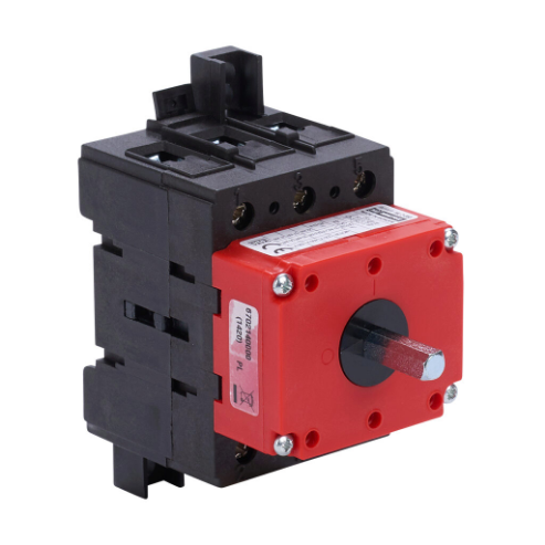 Manual Motor Controller, Open, 80A, 600 VAC, 3-Pole, 40Hp, 35mm Din Rail Or Panel Mount