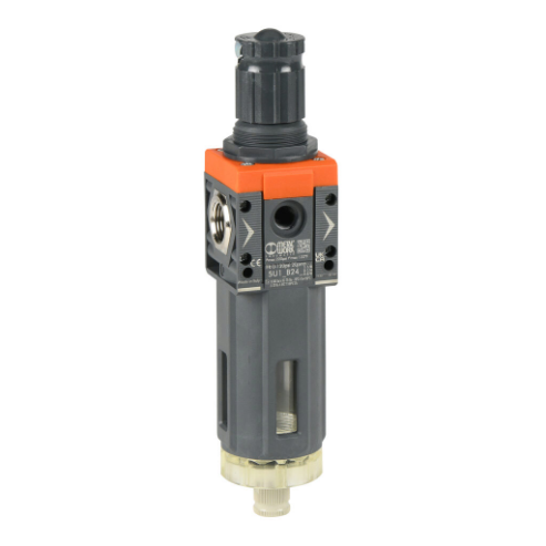 METAL WORK 5U13B243 Pneumatic Filter-Regulator, 3/8 Inch Female Npt Inlet, 3/8 Inch Female Npt Outlet | CV7XEK