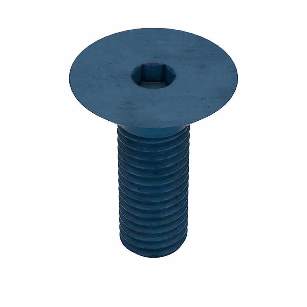 METRIC BLUE UST181930 Socket Cap Screw, Flat, M10 x 1.50 Thread Size, 30 Inch Length, 10Pk | AE7JNH 5YMU0