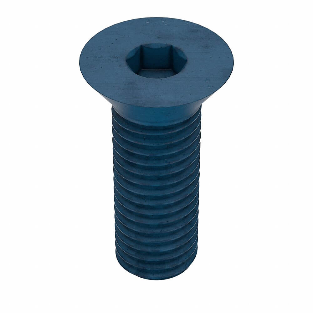 METRIC BLUE UST184130 Socket Cap Screw, Flat, M12 x 1.75 Thread Size, 30 Inch Length, 10Pk | AE7JNU 5YMV0