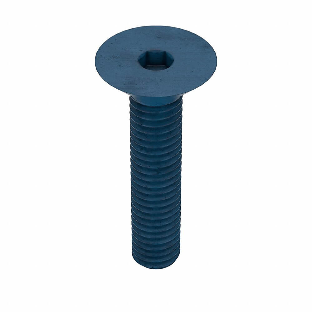 METRIC BLUE UST187468 Socket Cap Screw, Flat, M6 x 1 Thread Size, 30 Inch Length, 25Pk | AE7JMQ 5YMR4