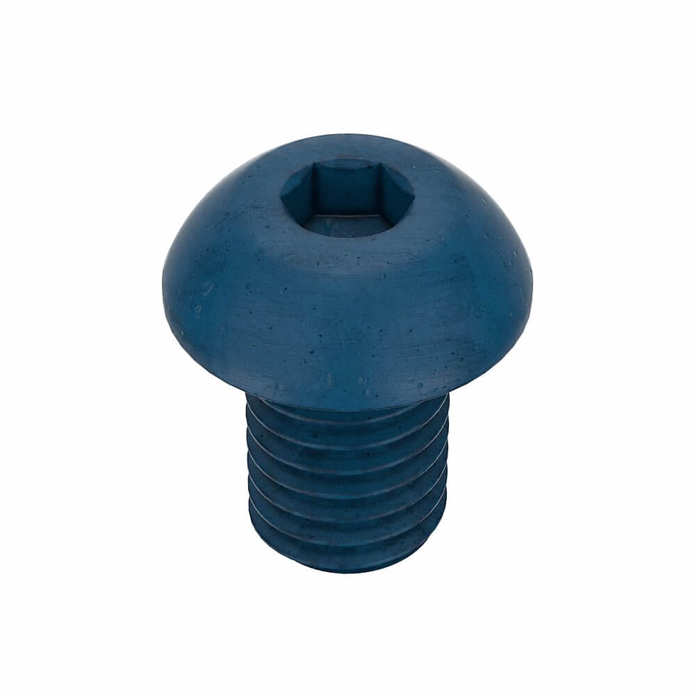METRIC BLUE UST187526 Socket Cap Screw, Button, M8 x 1.25 Thread Size, 12 Inch Length, 25Pk | AE7JLA 5YMK7