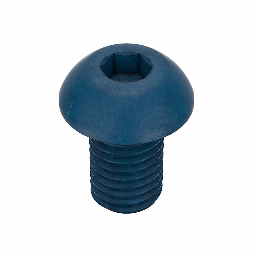 METRIC BLUE UST194872 Socket Cap Screw, Button, M12 x 1.75 Thread Size, 20 Inch Length, 10Pk | AF8EYK 25GW12