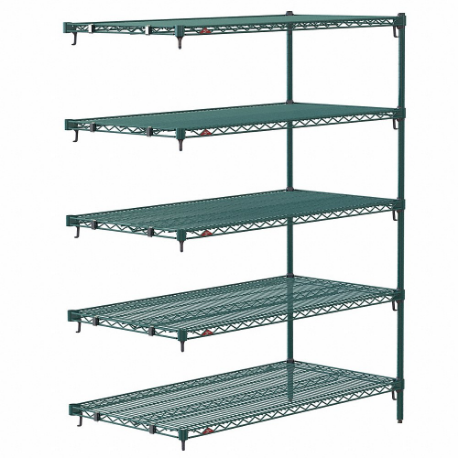 METRO 5AA317K3 Wire Shelving, Shelf, Metal, Adjustable Shelving, Add-On | CT3BXE 60YU05