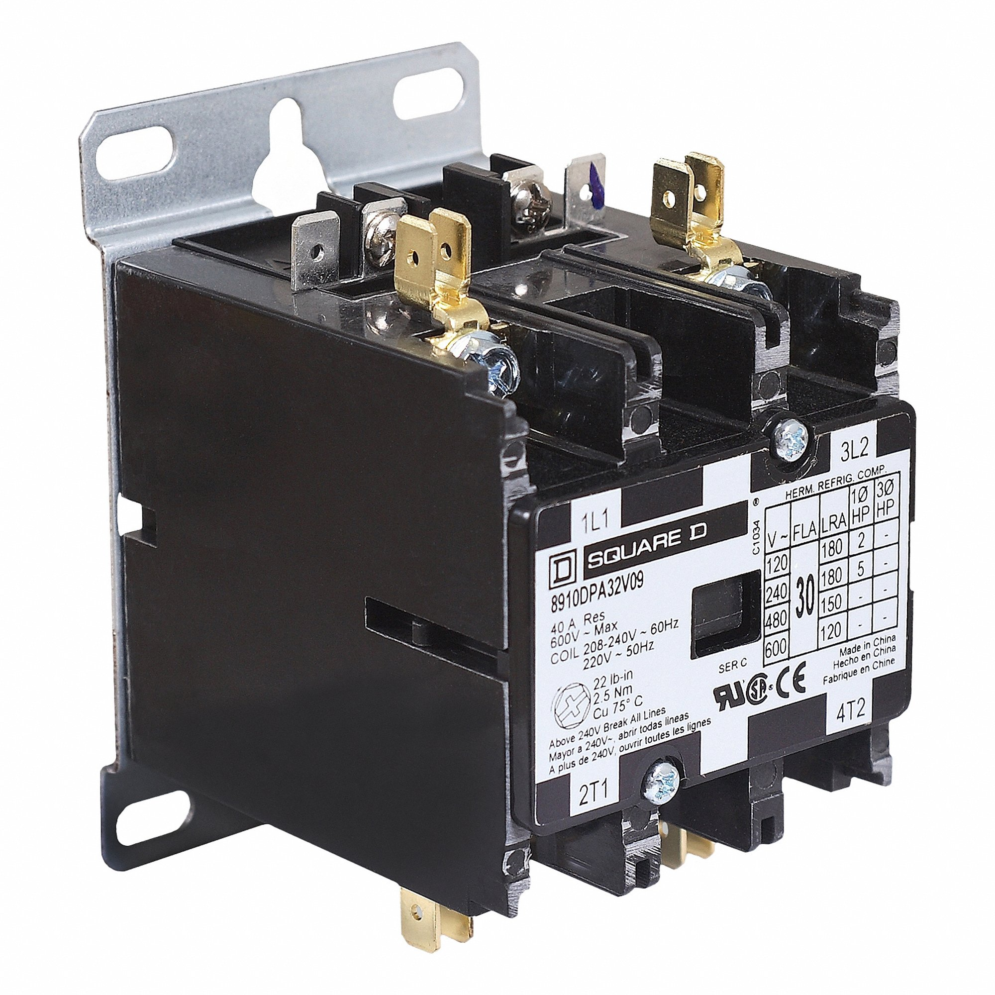 MI-T-M 32-0597 Contactor, 30A, 3 Pole | CH9XPG 25GU59