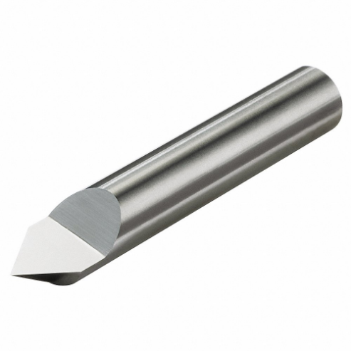 Engraving Cutter, 0.25 Inch Shank Dia., 2.5 Inch Overall Length, 0.5 Inch Split Length