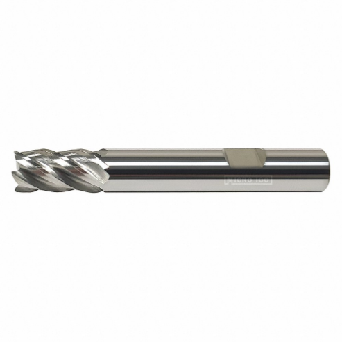 MICRO 100 VHSM-040-5 Corner Radius End Mill, 5 Flutes, 4 mm Milling Dia, 8 mm Length Of Cut | CT3DKU 54EX87