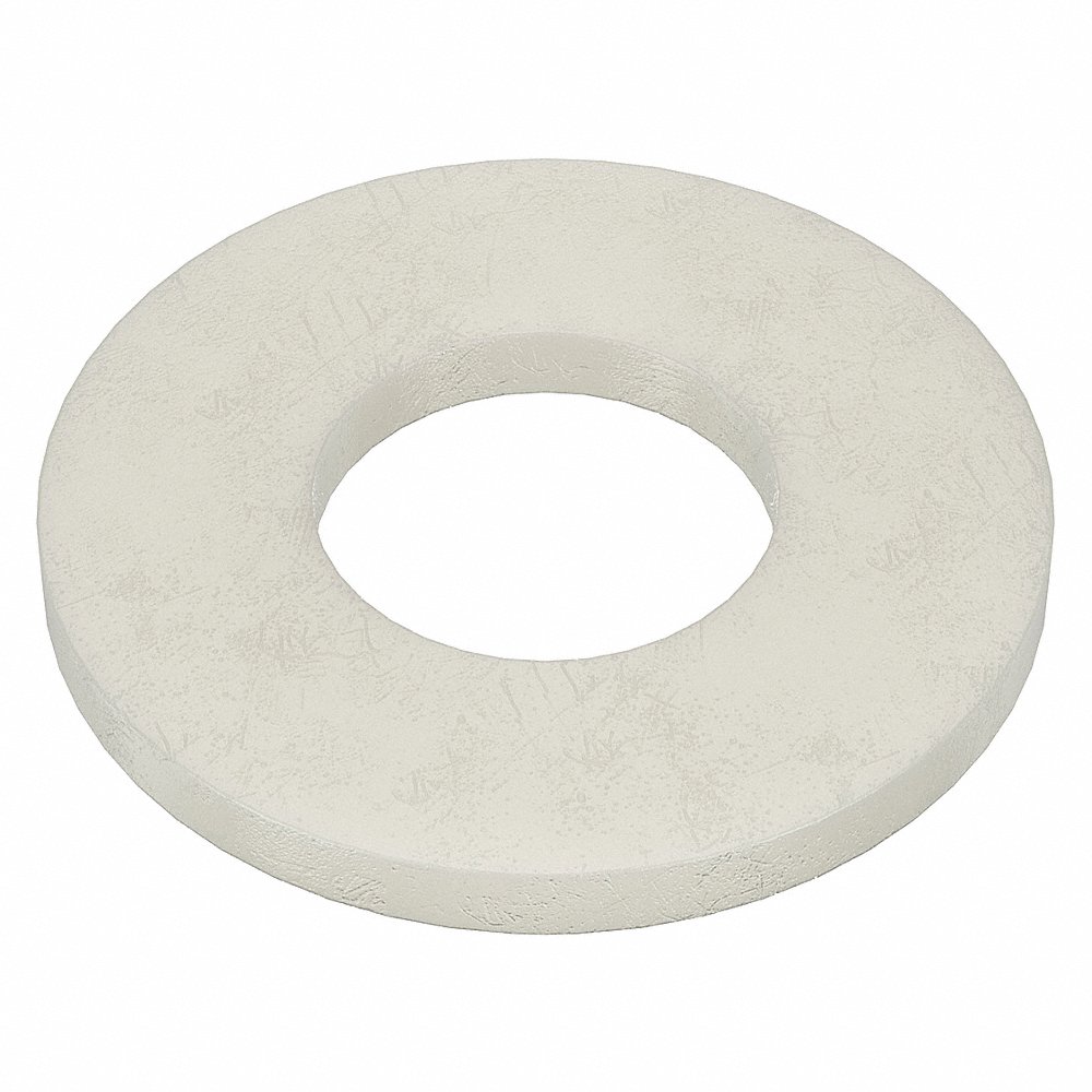 MICRO PLASTICS 17W07401 Flat Washer, Nylon, Fits, 5/16 Inch Size, 40Pk | AD7BBJ 4DAV8