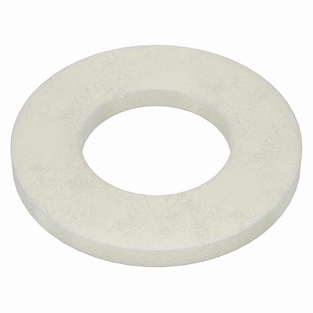 MICRO PLASTICS 17W07506 Flat Washer, Nylon, Fits, 3/8 Inch Size, 40Pk | AD7BBN 4DAW3