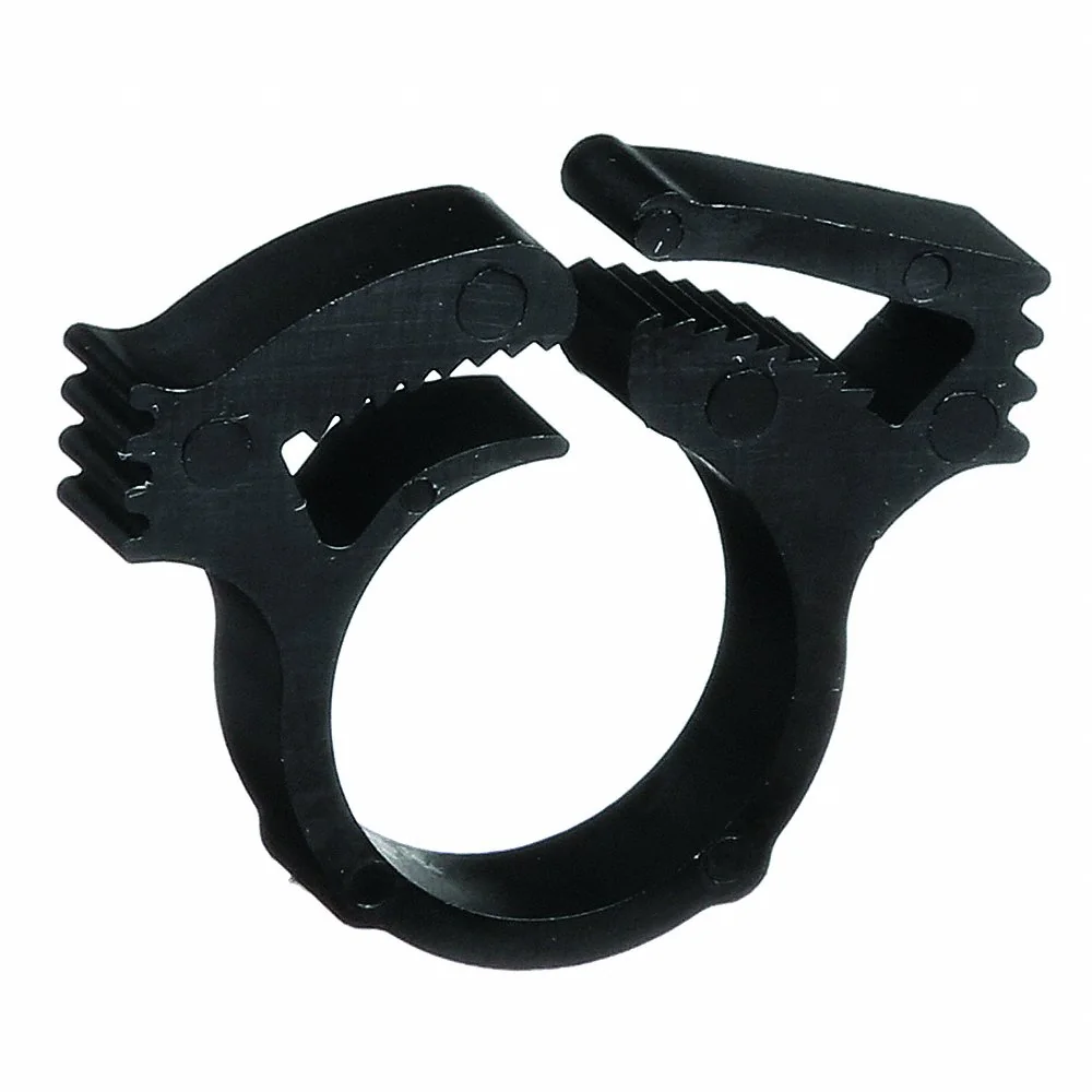MICRO PLASTICS 22HC0468B Hose Clamp, Nylon, Max Dia. 0.536, 10Pk | AA9QPG 1ENJ8