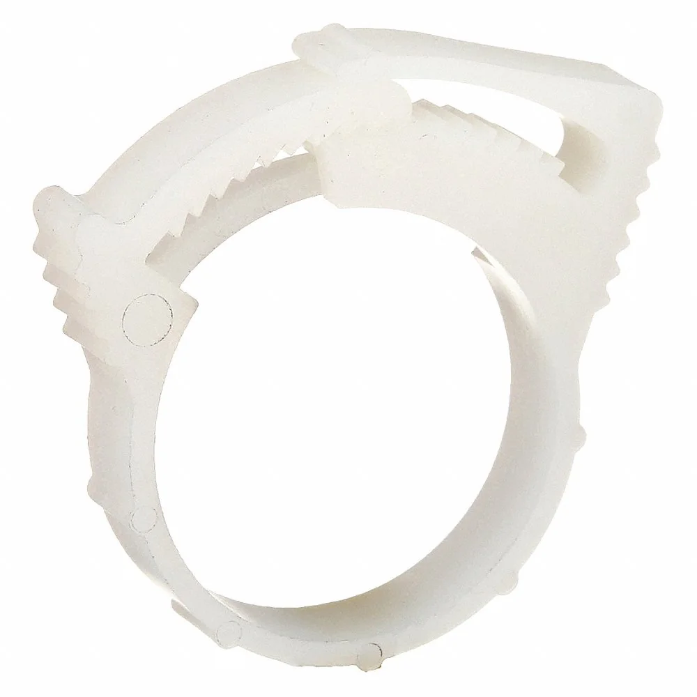 MICRO PLASTICS 22HC0953 Hose Clamp, Nylon, Max Dia. 1.093, 10Pk | AA9QPW 1ENL3