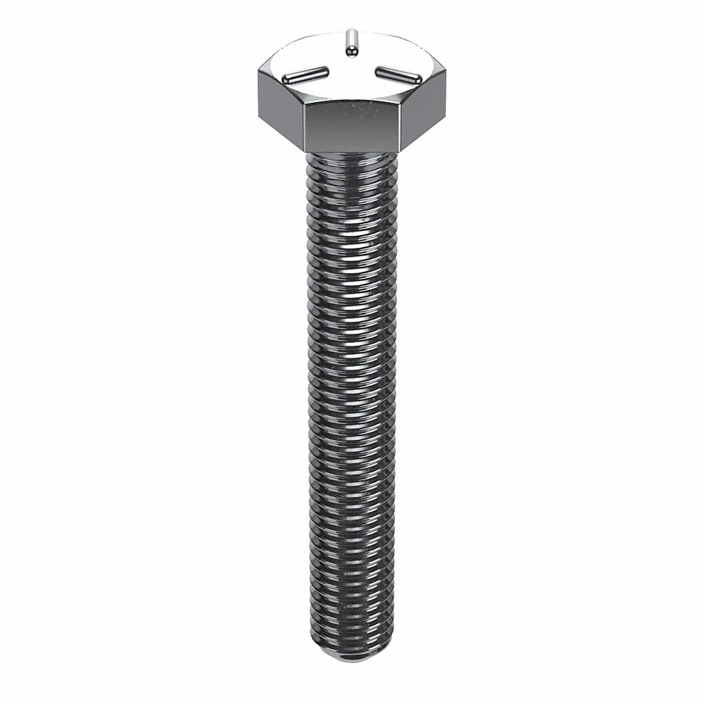 MIDWEST ACORN NUT MPB3032 Hex Cap Screw, Grade 5, 1/4-28 Thread Size, 1-1/2 Inch Length, 5PK | AD7WMX 4GVK5