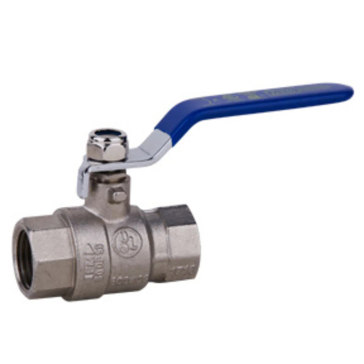 Brass Ball Valve, Plated, 2 Inch FPT, 600 CWP
