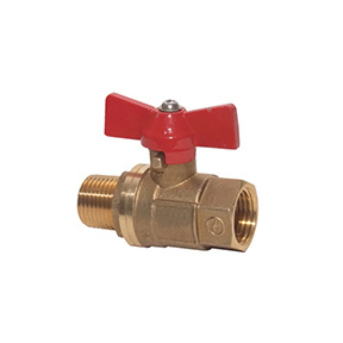 Brass Ball Valve, 1/2 Inch MPT X FPT, 600 CWP
