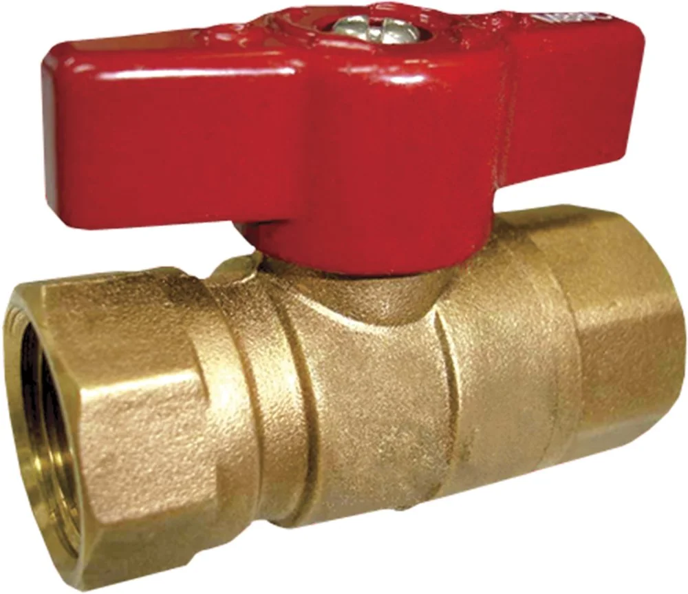 Ball Valve, 1/4 Inch FPT x FPT Mini Brass