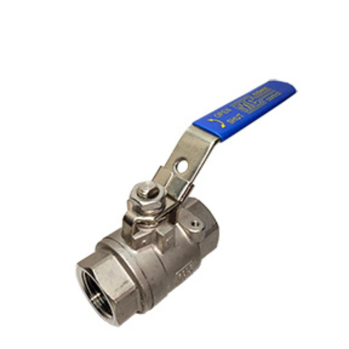 Ball Valve, 1-1/4 Inch FPT Stainless Steel Locking