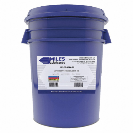 MILES LUBRICANTS M00600603 Gear Oil, Mineral, 5 Gal, Pail | CT3FJU 49CL46